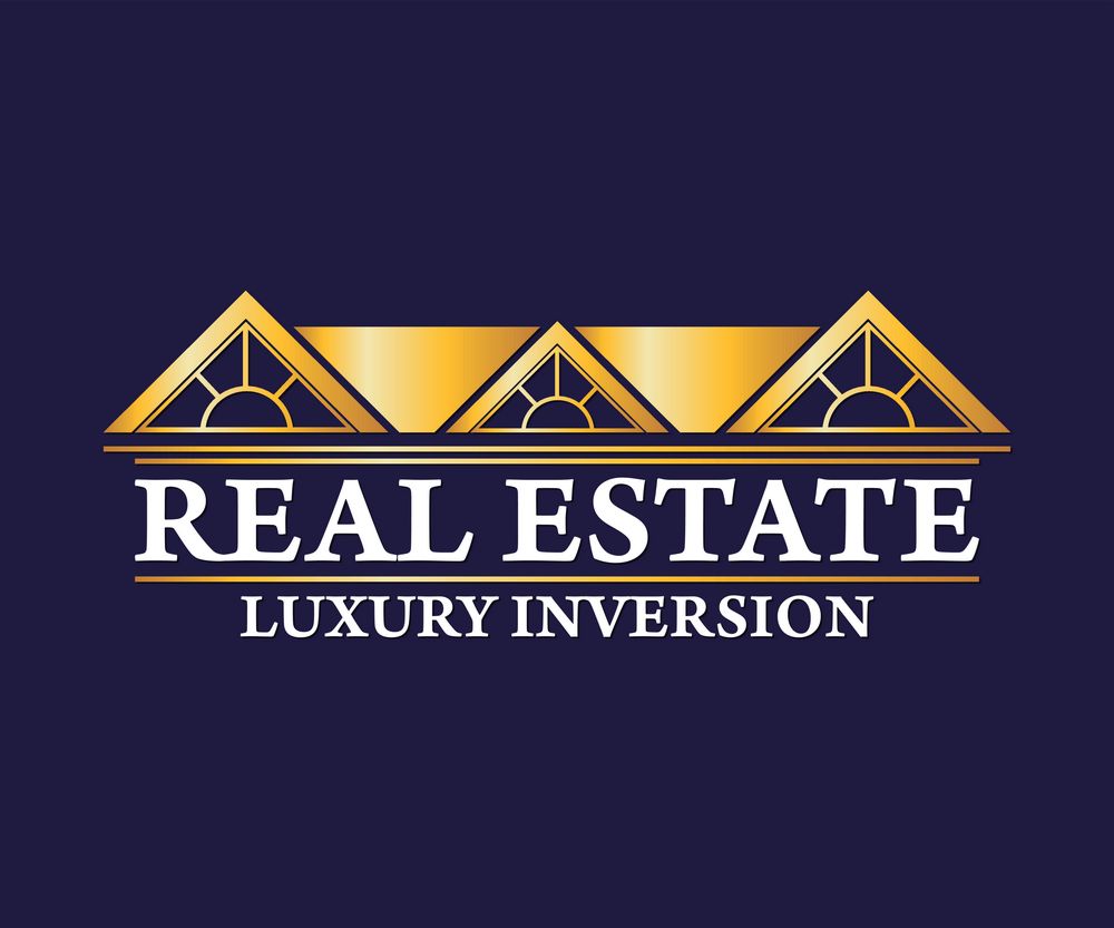 金色连排别墅标志