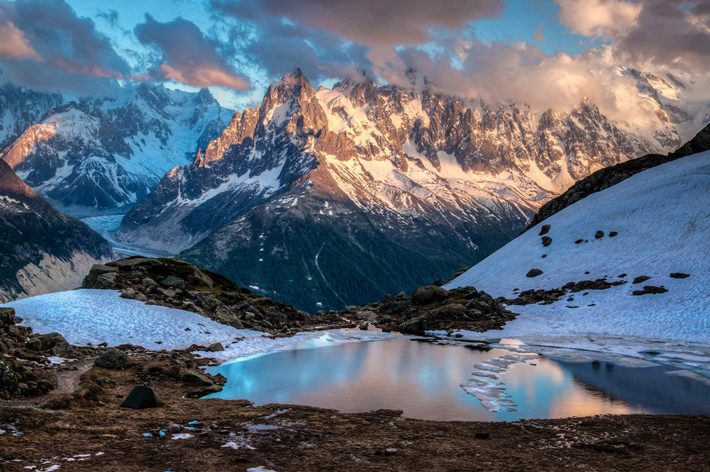 雪山大山水面圖片素材下載(圖片id:987455)_-自然風景-圖片素材_ 集