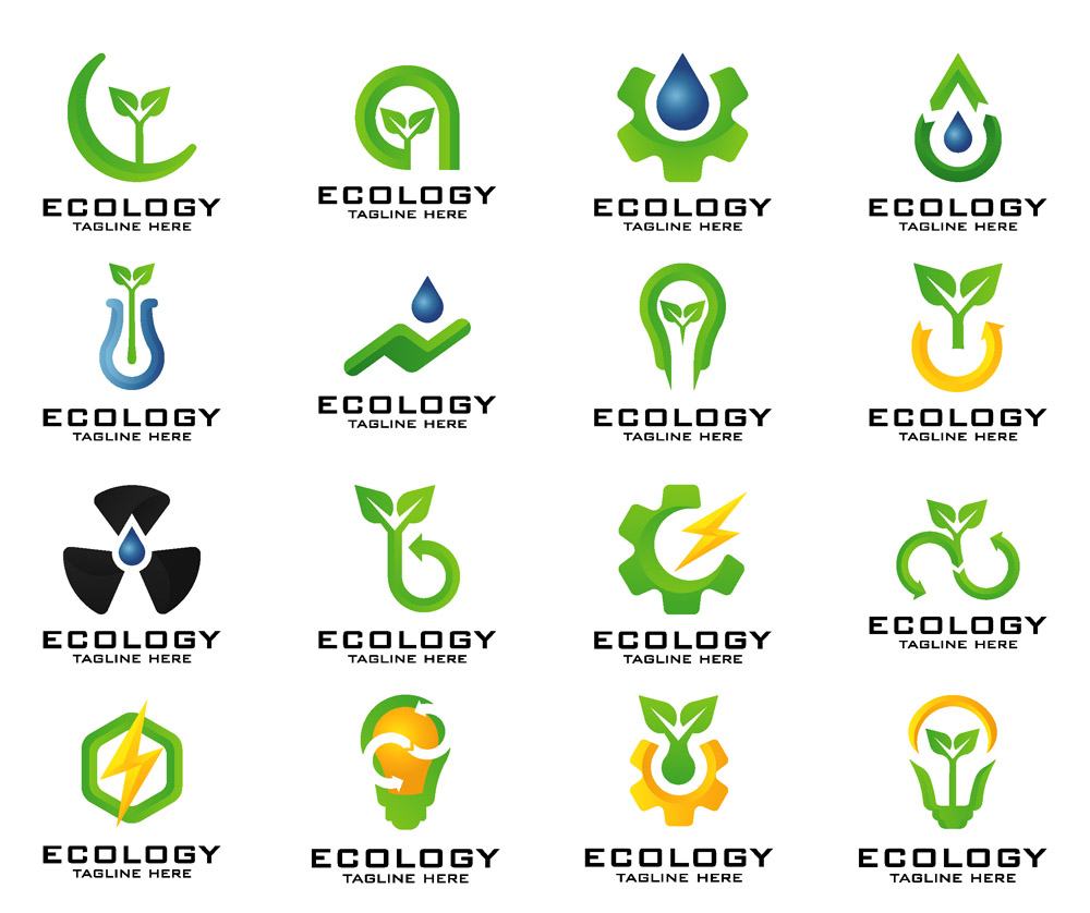 环保logo创意设计说明图片