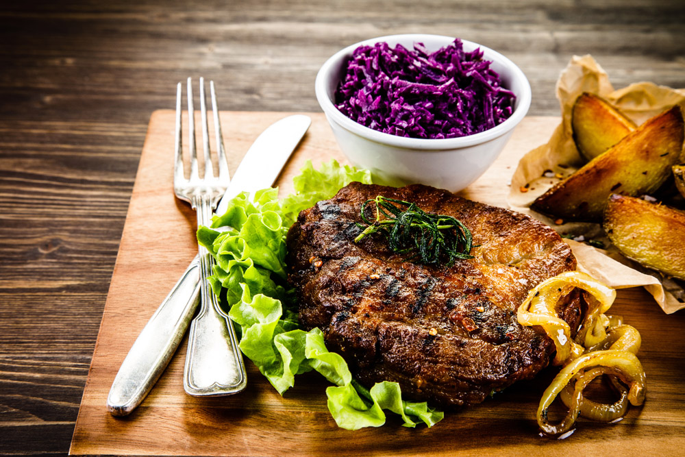 烤牛排高清图片图片