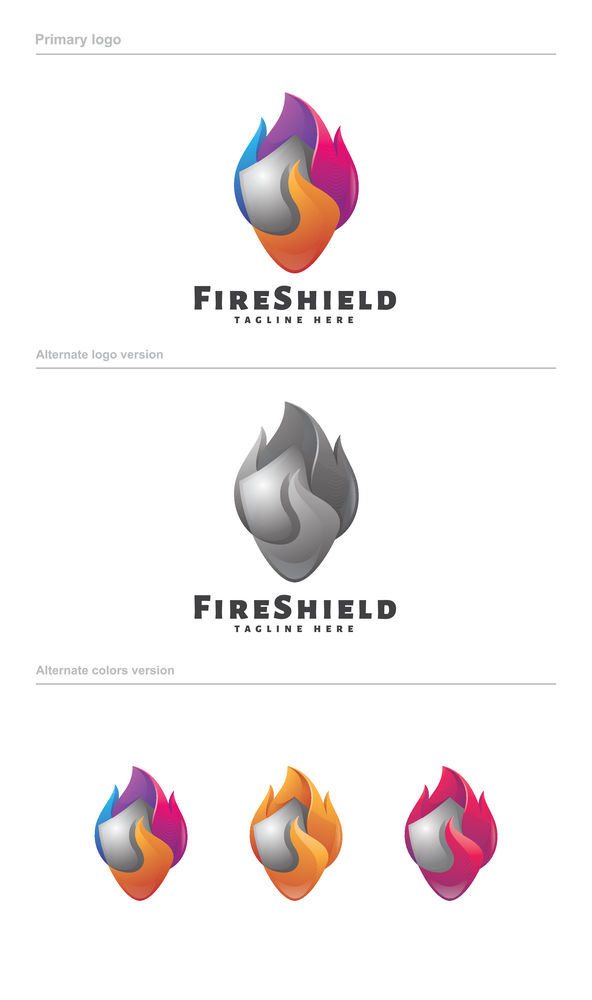 Fire_Shield_-_Logo_Template01