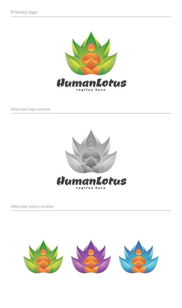 Human_Lotus_-_Logo_Template01