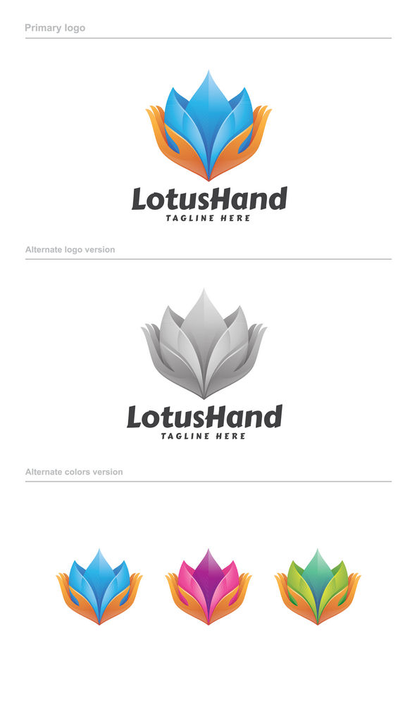 Lotus_Hand_-_Logo_Template03