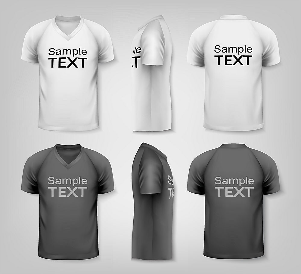 Black_and_white_and_colored_men_s_T-shirts_and_workwear01