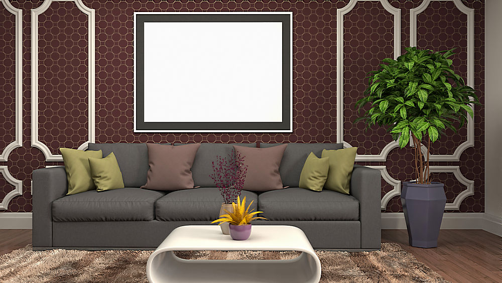 Interior_design_room_with_furniture_and_frame_on_wall03